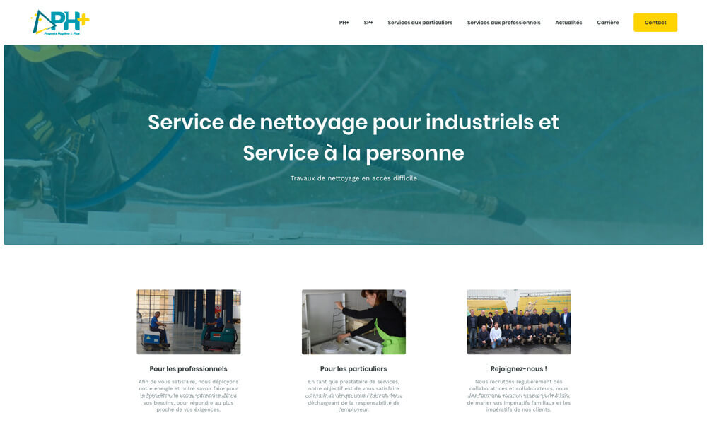 Nouveau site pour PH+