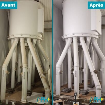 avant apres colonne d aspiration