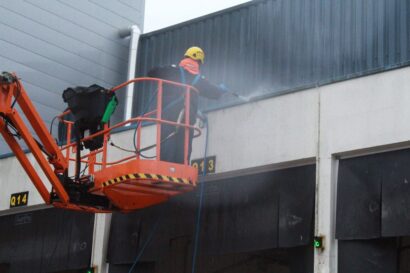 nettoyage bardage sur nacelle ph plus