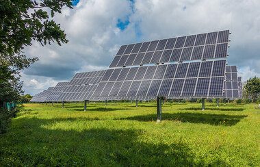 nettoyage des panneaux solaire au sol