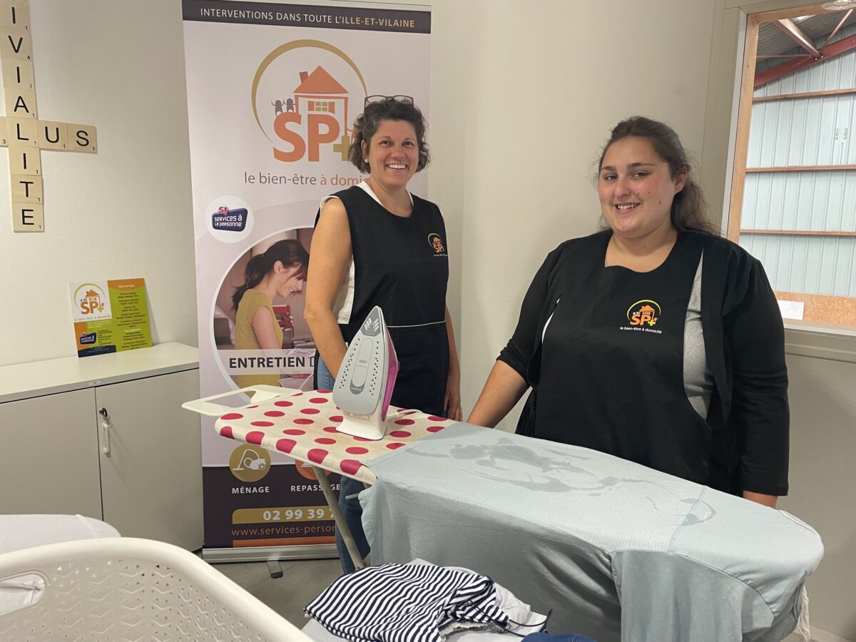 formation repassage septembre 2025, table à repasser - équipe - apprentissage - sp+ - service à la personne 