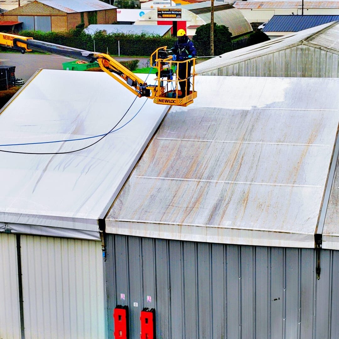 nettoyage toiture hauteur