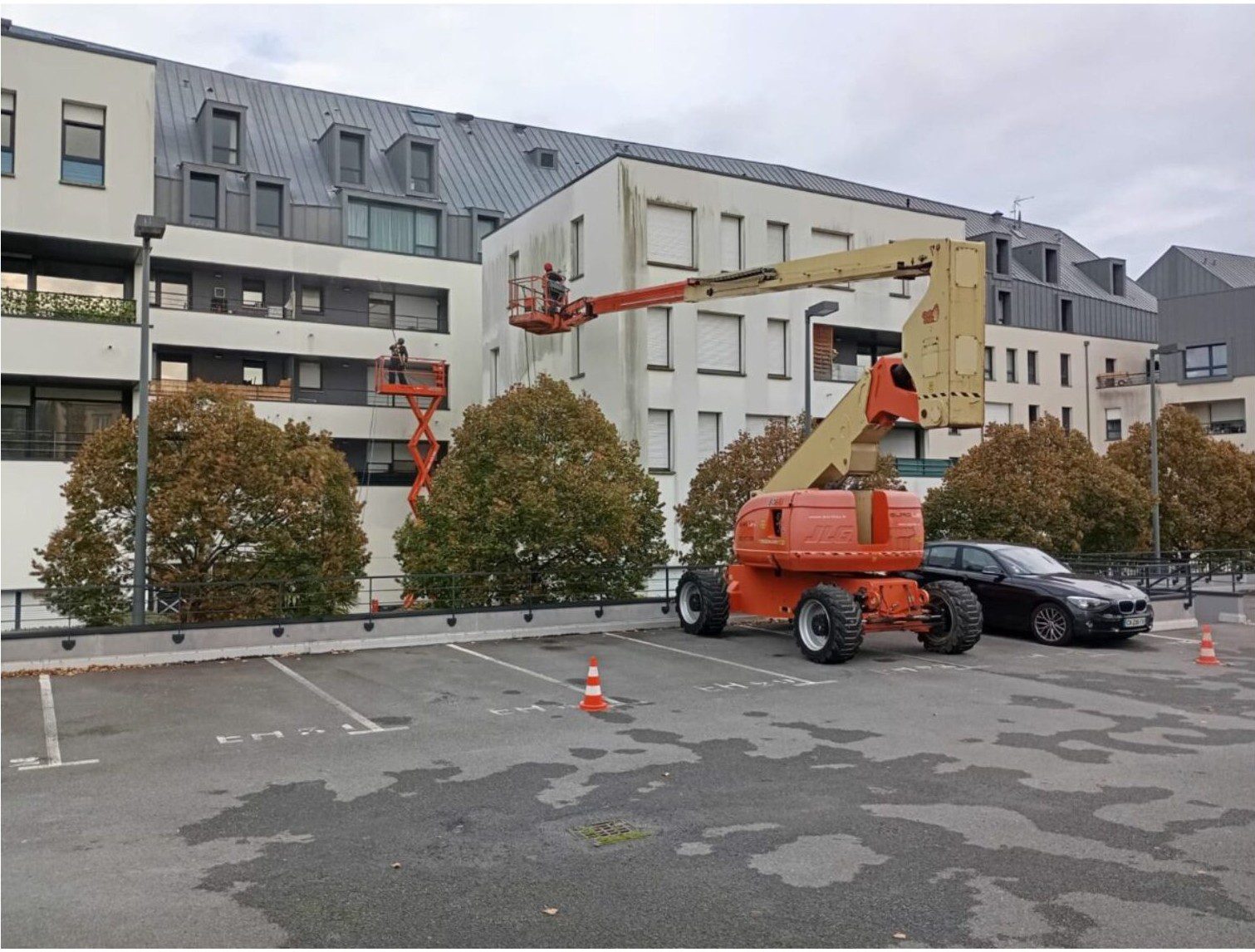 nettoyage façade, nacelle 